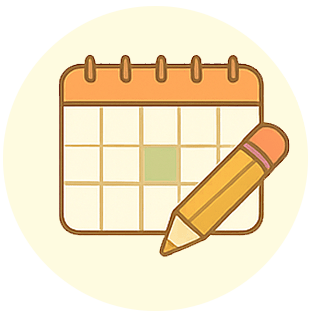 skapa schema icon min